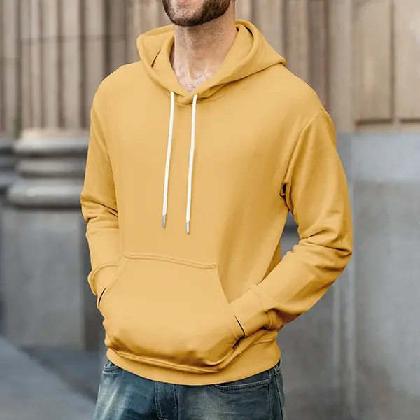 Comfortable unisex winter hoodie - soft fleece hoodie for casual winter wear.
