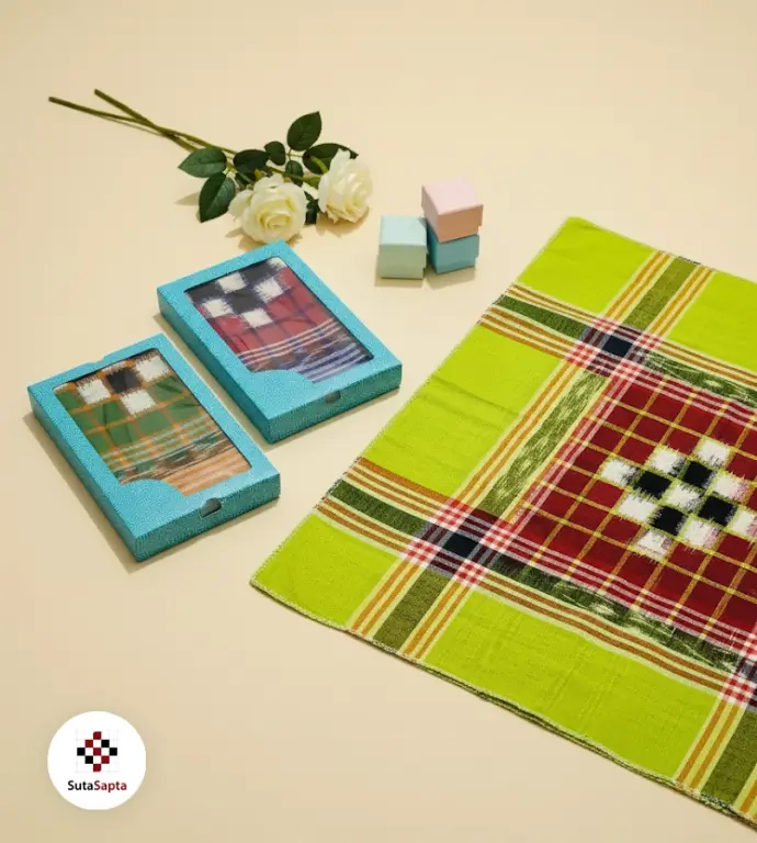 Authentic Sambalpuri handloom festive gift hamper for Diwali and New Year celebrations