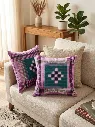 Light Purple_Sambalpuri Ikat Handwoven Cushion Cover (18x18) – Pasapalli Design (4).webp